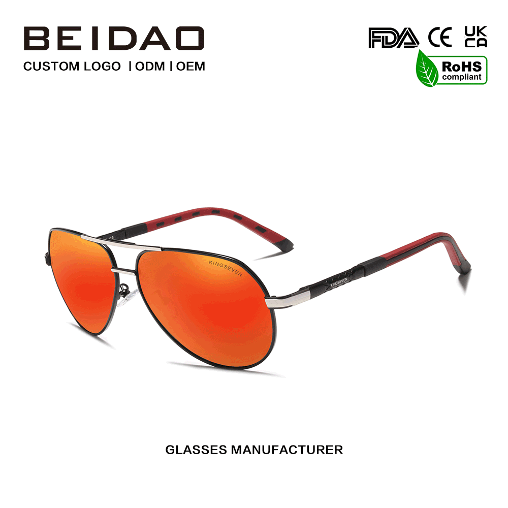 2026 Alloy Frame UV400 skyddssolglasögon