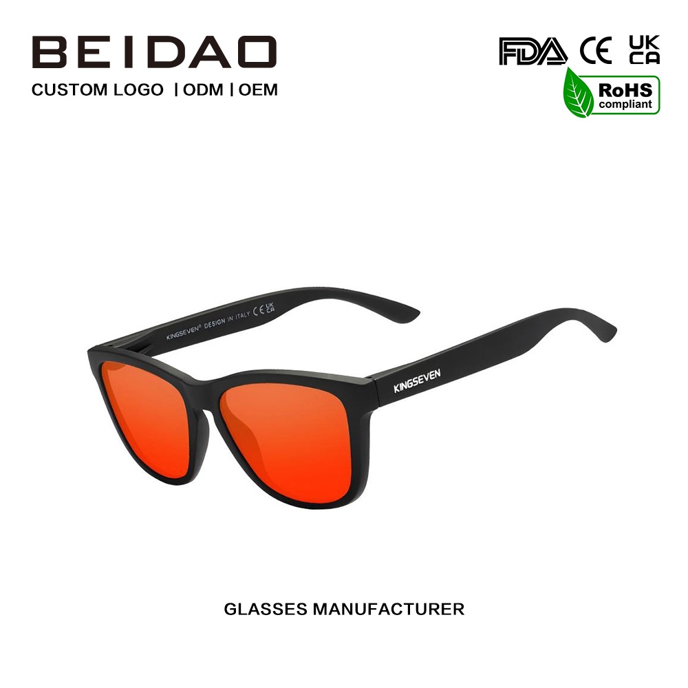 Klassiska fyrkantiga TR90 polariserade solglasögon