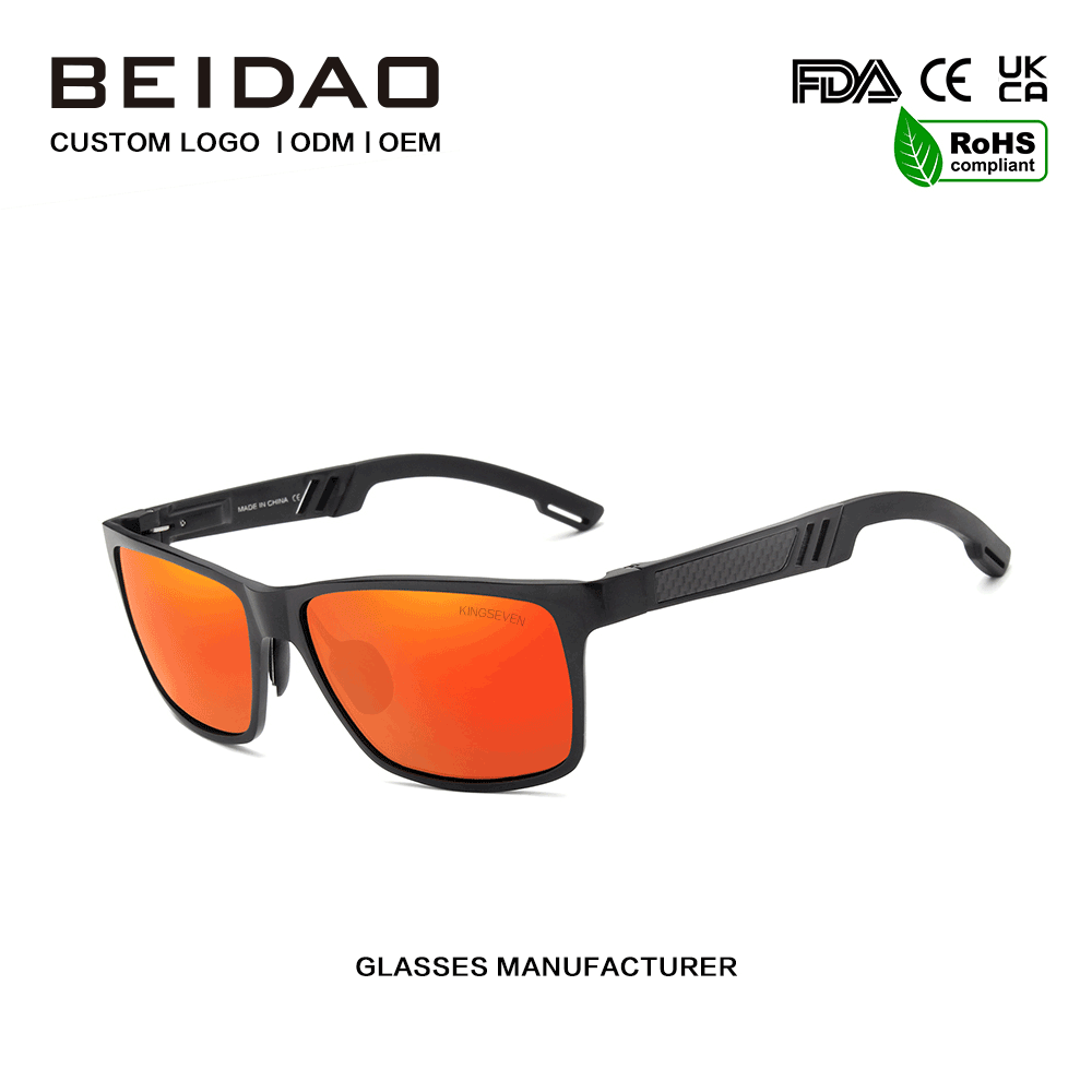 Designer UV400-skydd TAC-linser Bekväm sport för män