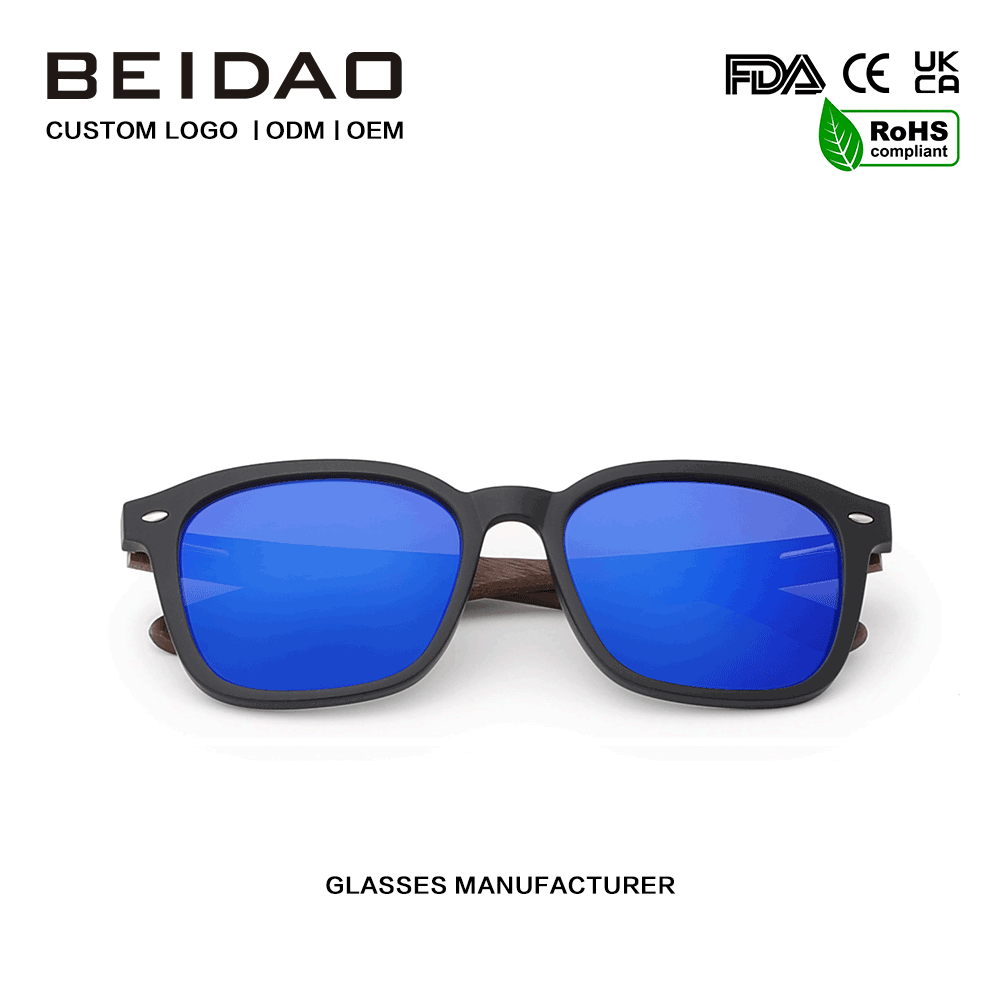 Fashion Retro Handgjorda UV400 TR90 Polariserade solglasögon
