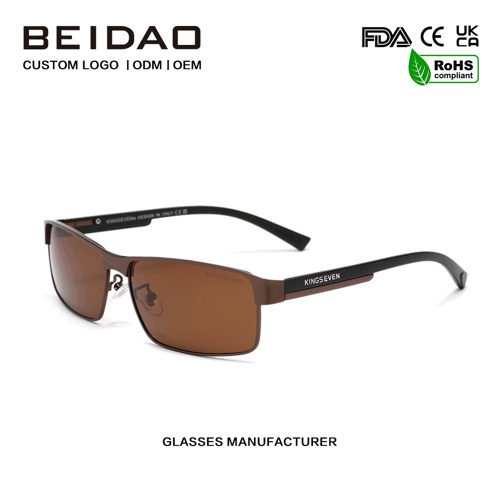 För unisex bruna TAC Polarized Outdoor Sports Solglasögon