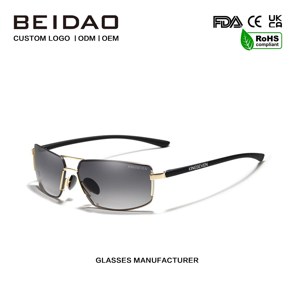 Hett säljande mode polariserade solglasögon i aluminium