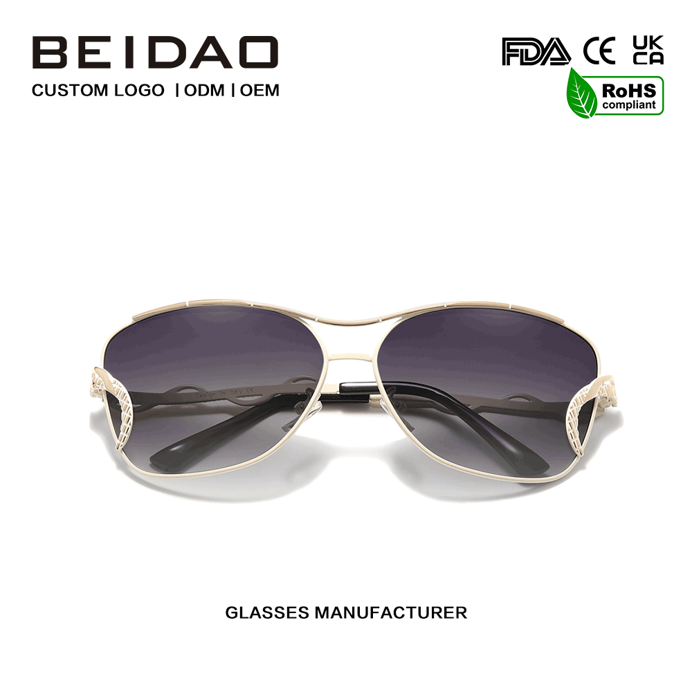 Moderna Big Full Rim Gradient UV400 skyddssolglasögon