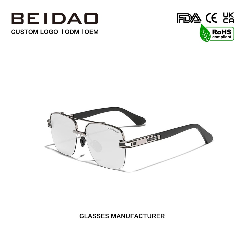 Ny design färgglada retro polariserade solglasögon