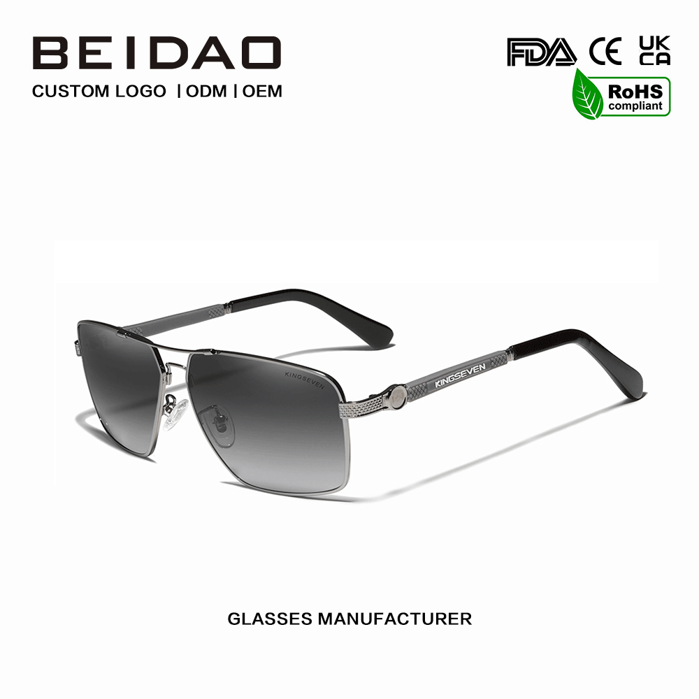 New Square Style Polarized UV400 Lens Solglasögon