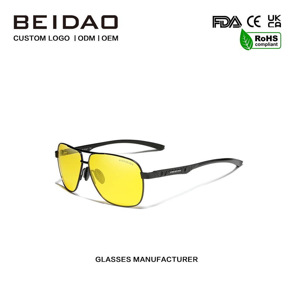 Night Vision handgjorda polariserade solglasögon