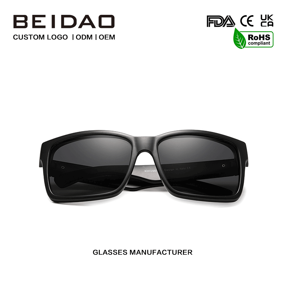 Sports Polarized PC Frame Mirror UV400 linser Solglasögon för unisex